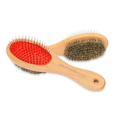 Dual Slicker Dog Grooming Brush By Mutts and Hounds